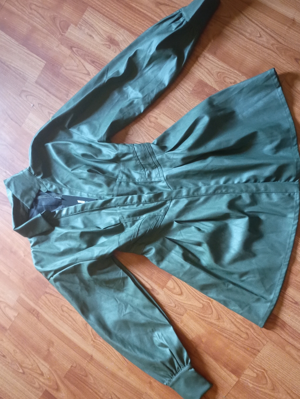 Fashion Nova Olive Green Trench Coat